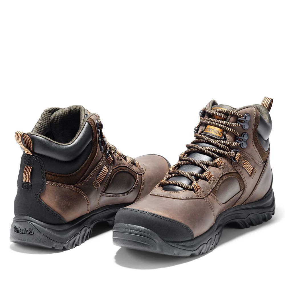 Timberland Παπούτσια Πεζοπορίας Ανδρικα Βαθυ Καφε - Mt. Major Mid - Greece 0257483-PG